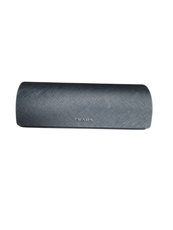 Prada Accessories - NWOT Prada Medium Black Flip Top Magnetic Round Clamshell Case